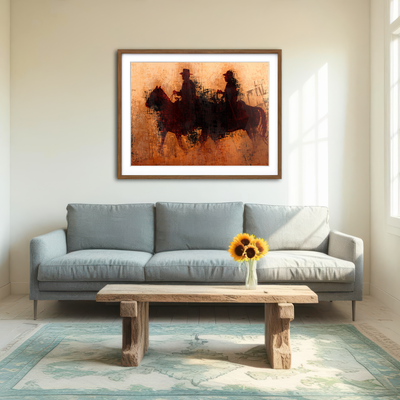 AUTO-MOCKUP ROOM | Unforgiven Riders Wall Art
