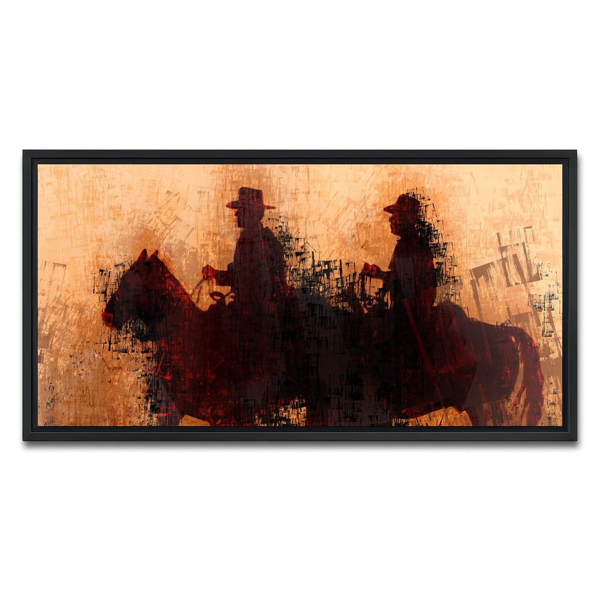 AUTO-MOCKUP WHITE | Unforgiven Riders | 1 Piece | Black Framed Canvas | group=2x1