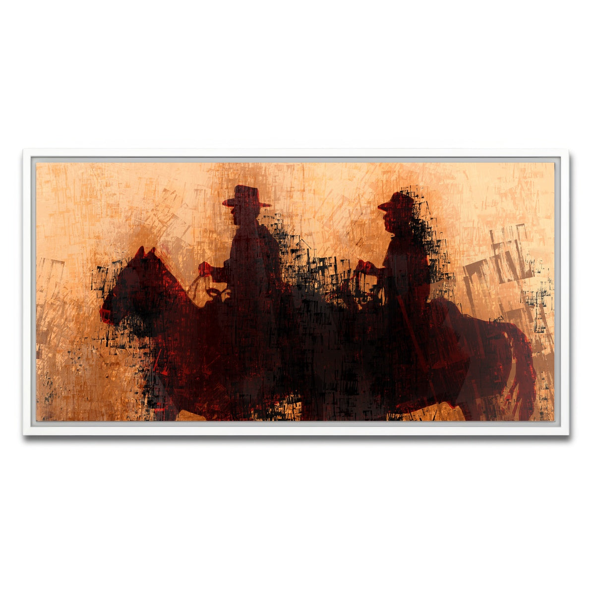 AUTO-MOCKUP WHITE | Unforgiven Riders | 1 Piece | White Framed Canvas | group=2x1
