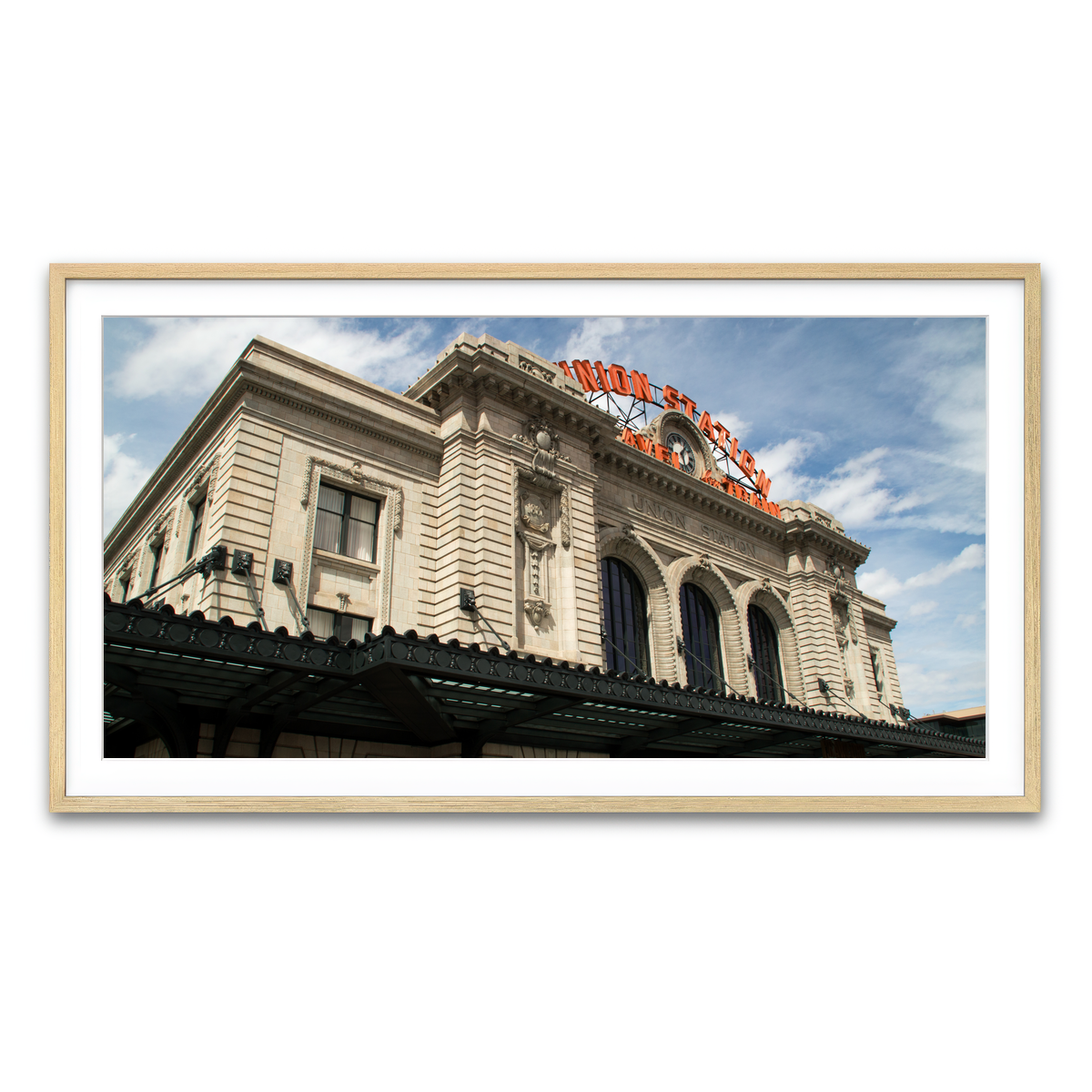 Framed Print 2x1 Natural