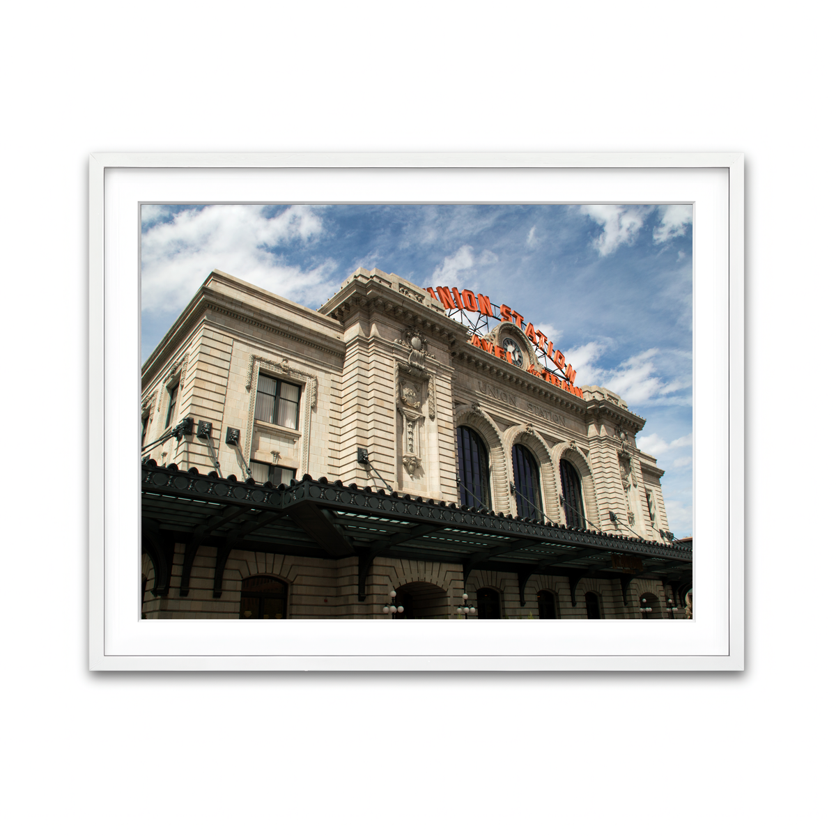 Framed Print 4x3 White