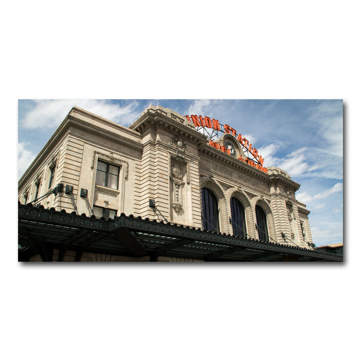 AUTO-MOCKUP WHITE | Union Station Denver | 1 Piece | Gallery Wrap Canvas | group=2x1