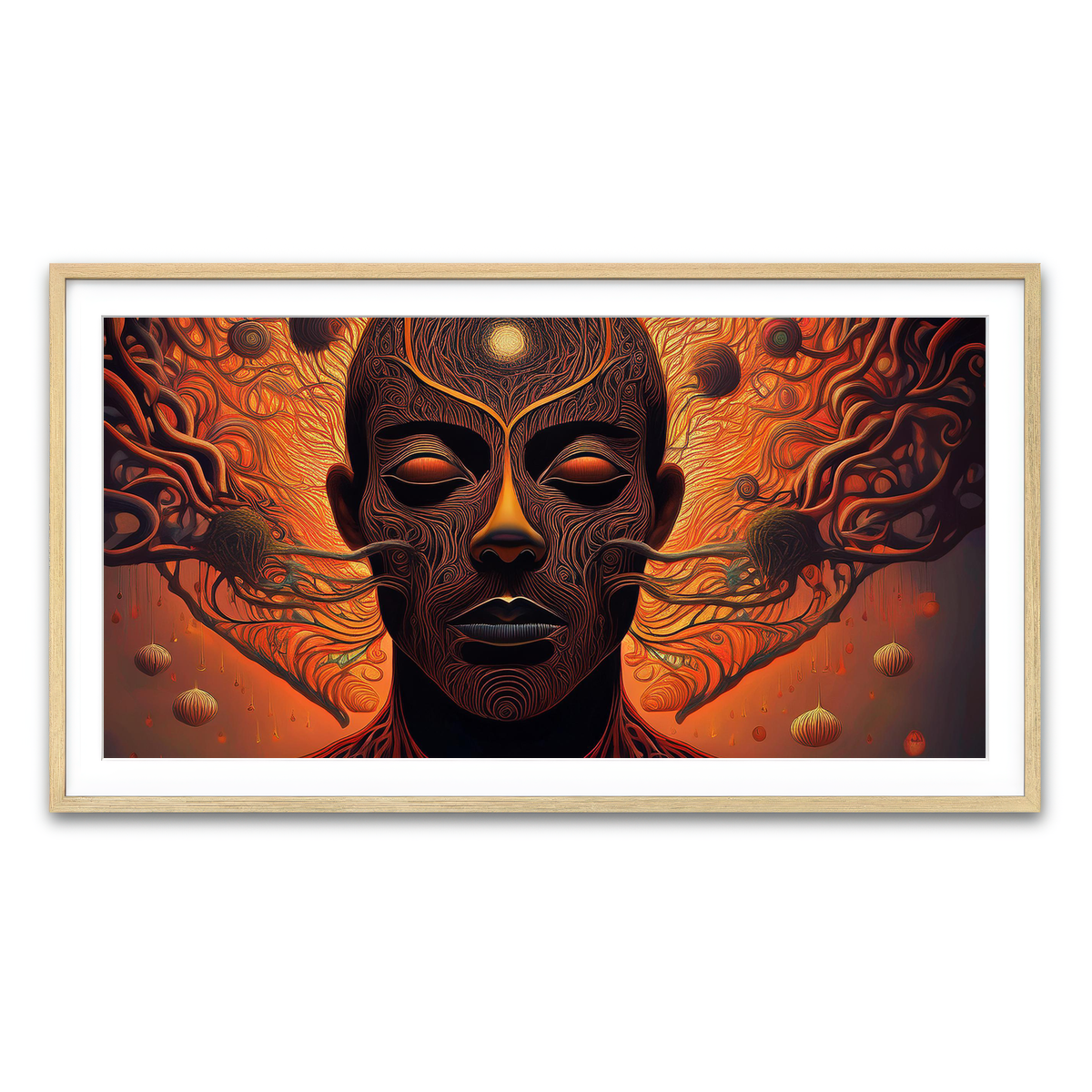 Framed Print 2x1 Natural