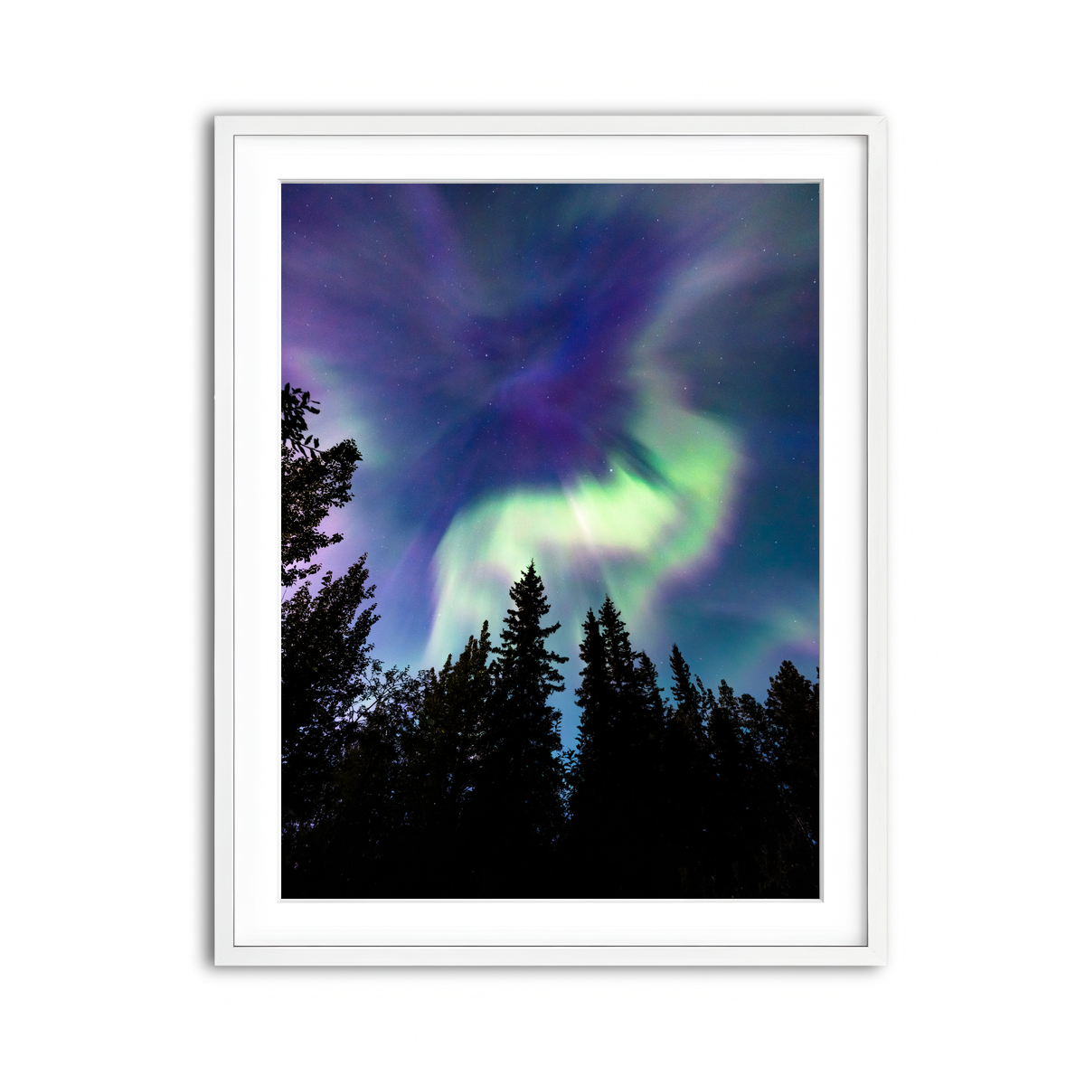 Framed Print 3x4 White
