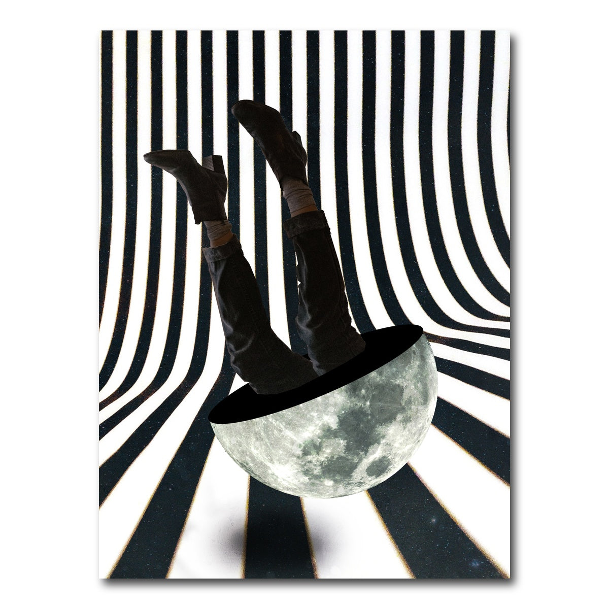 AUTO-MOCKUP WHITE | Upside Down Moon | 1 Piece | Gallery Wrap Canvas | group=3x4