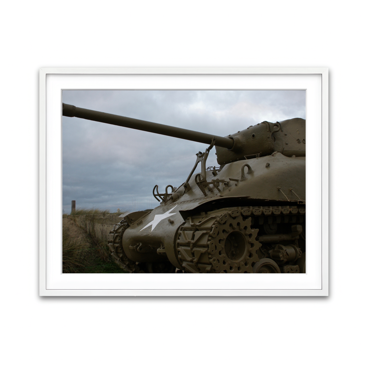 Framed Print 4x3 White