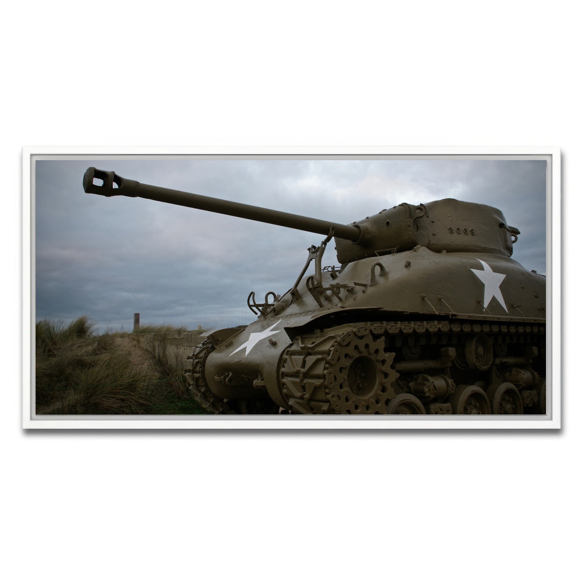 AUTO-MOCKUP WHITE | Utah Beach | 1 Piece | White Framed Canvas | group=2x1
