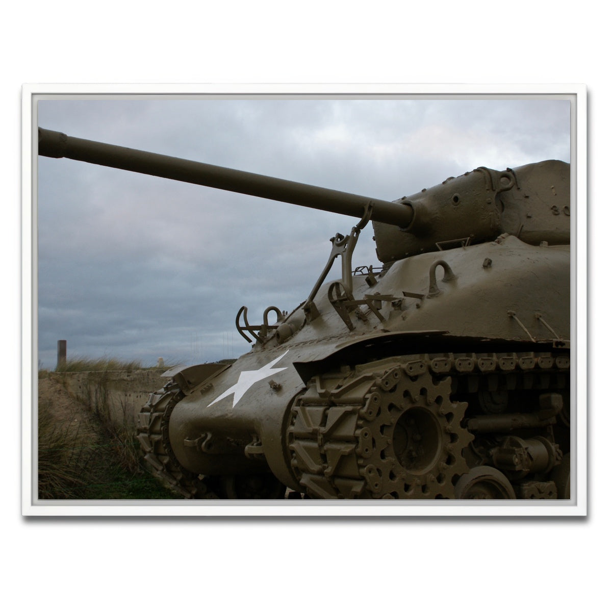 AUTO-MOCKUP WHITE | Utah Beach | 1 Piece | White Framed Canvas | group=4x3