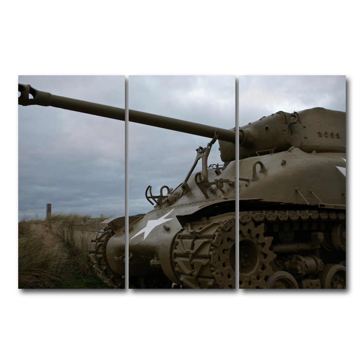 AUTO-MOCKUP WHITE | Utah Beach | 3 Piece | Gallery Wrap Canvas | group=12x24