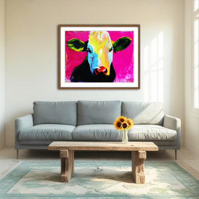 AUTO-MOCKUP ROOM | Vache Wall Art