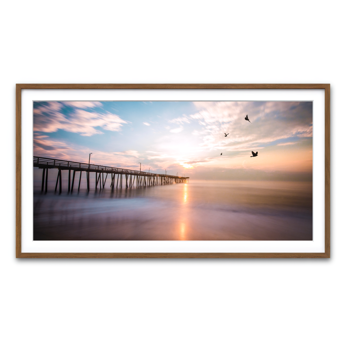 Framed Print 2x1 Walnut
