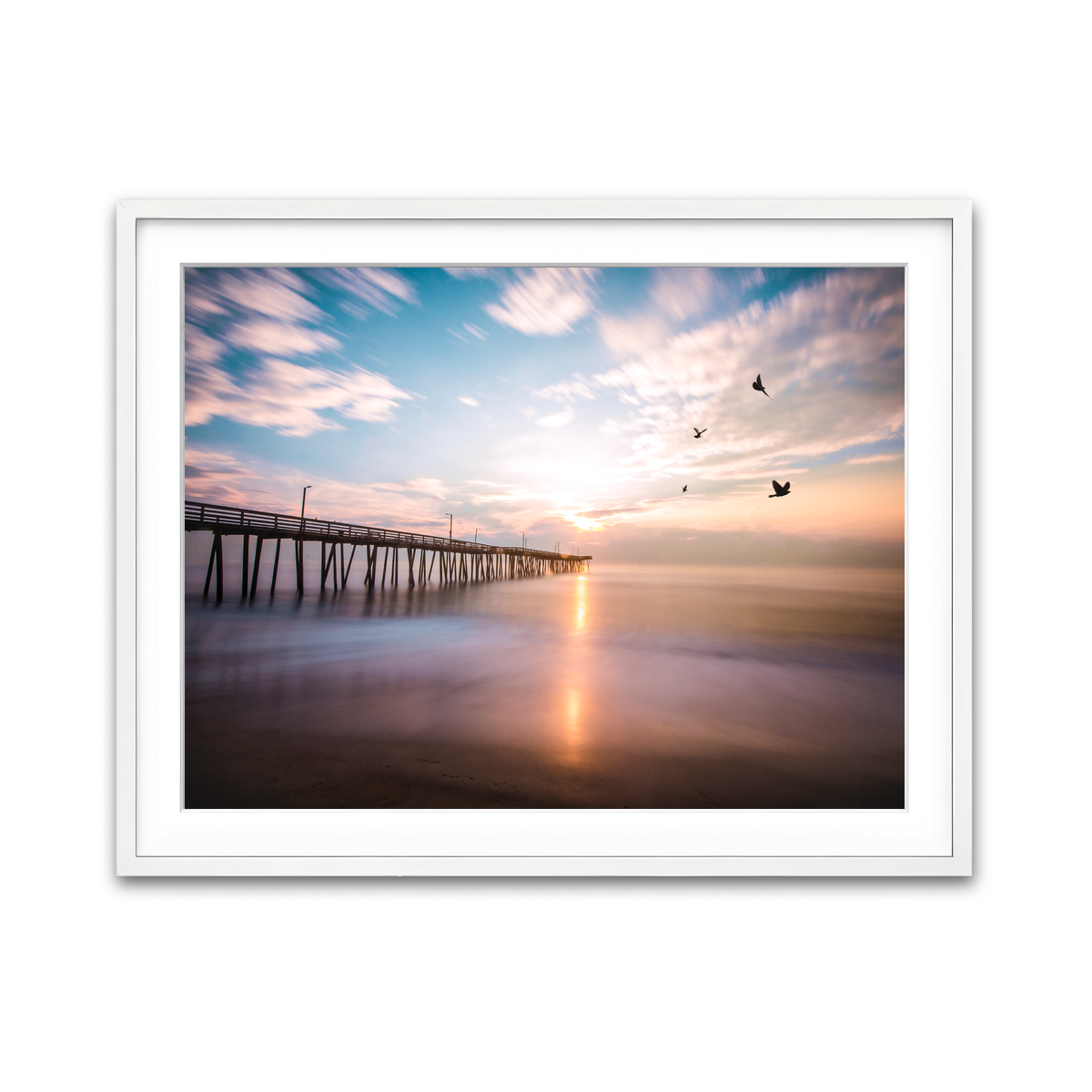 Framed Print 4x3 White