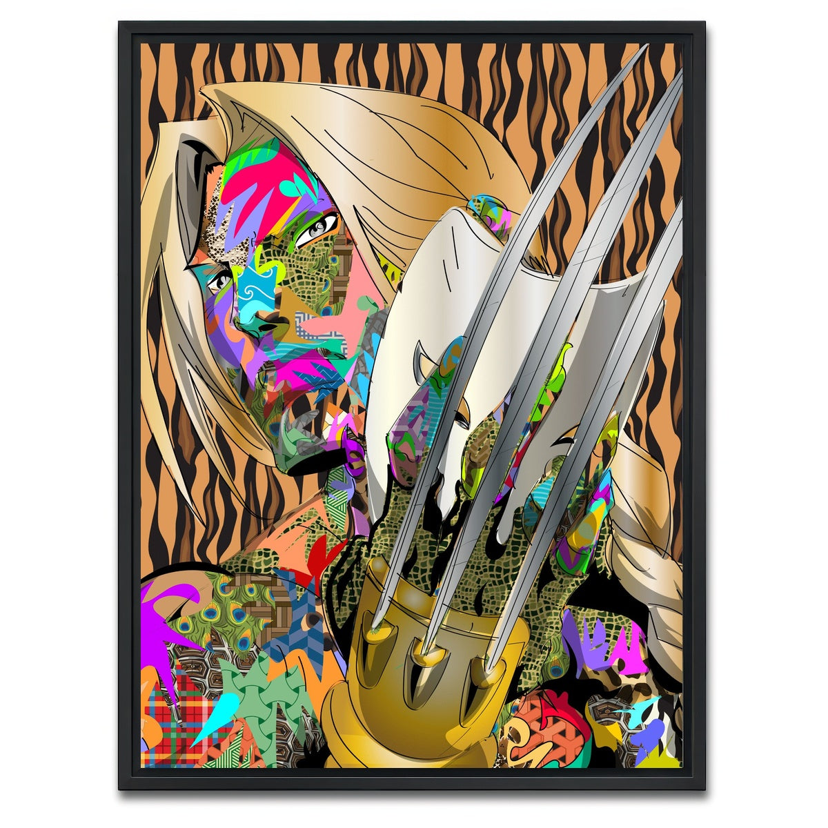 AUTO-MOCKUP WHITE | VEGA | 1 Piece | Black Framed Canvas | group=3x4