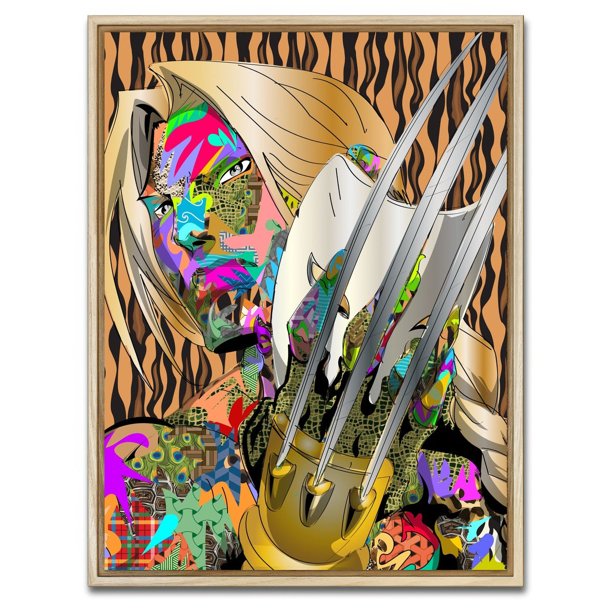 AUTO-MOCKUP WHITE | VEGA | 1 Piece | Natural Framed Canvas | group=3x4