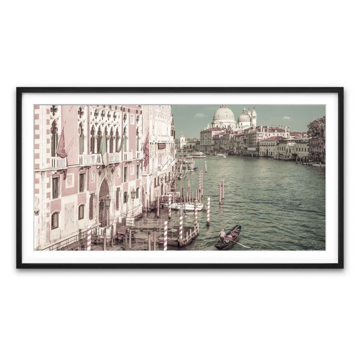Framed Print 2x1 Black