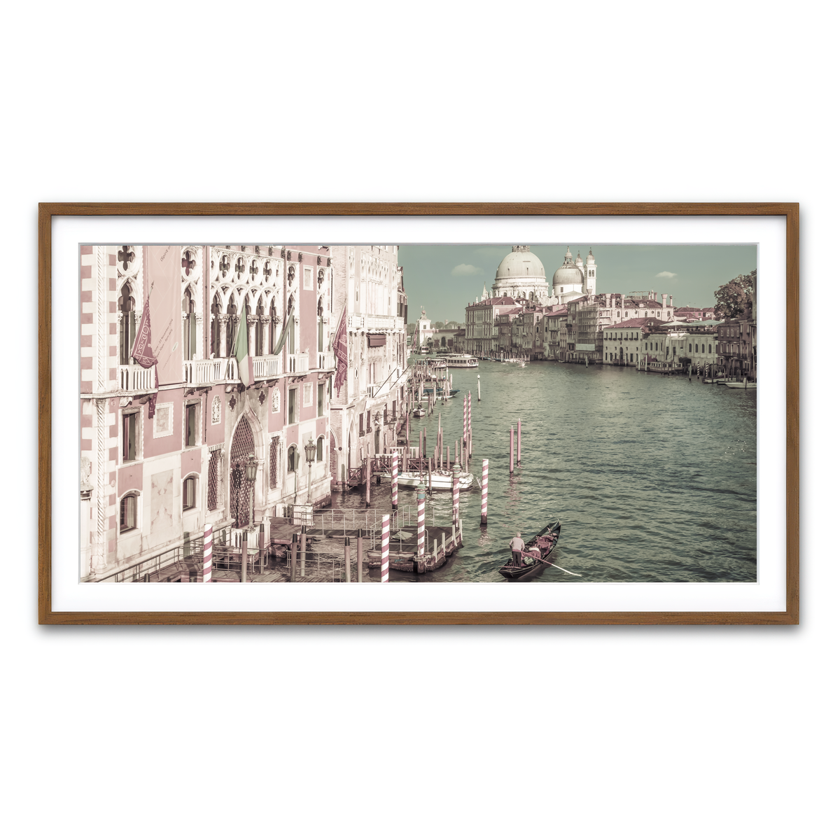 Framed Print 2x1 Walnut