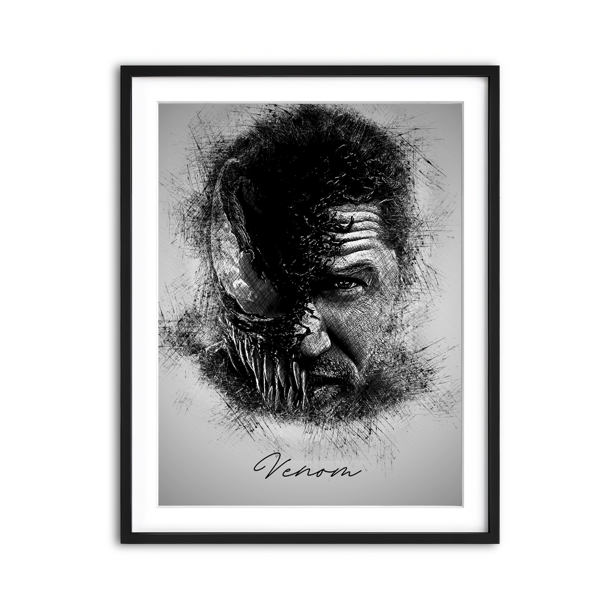 Framed Print 3x4 Black