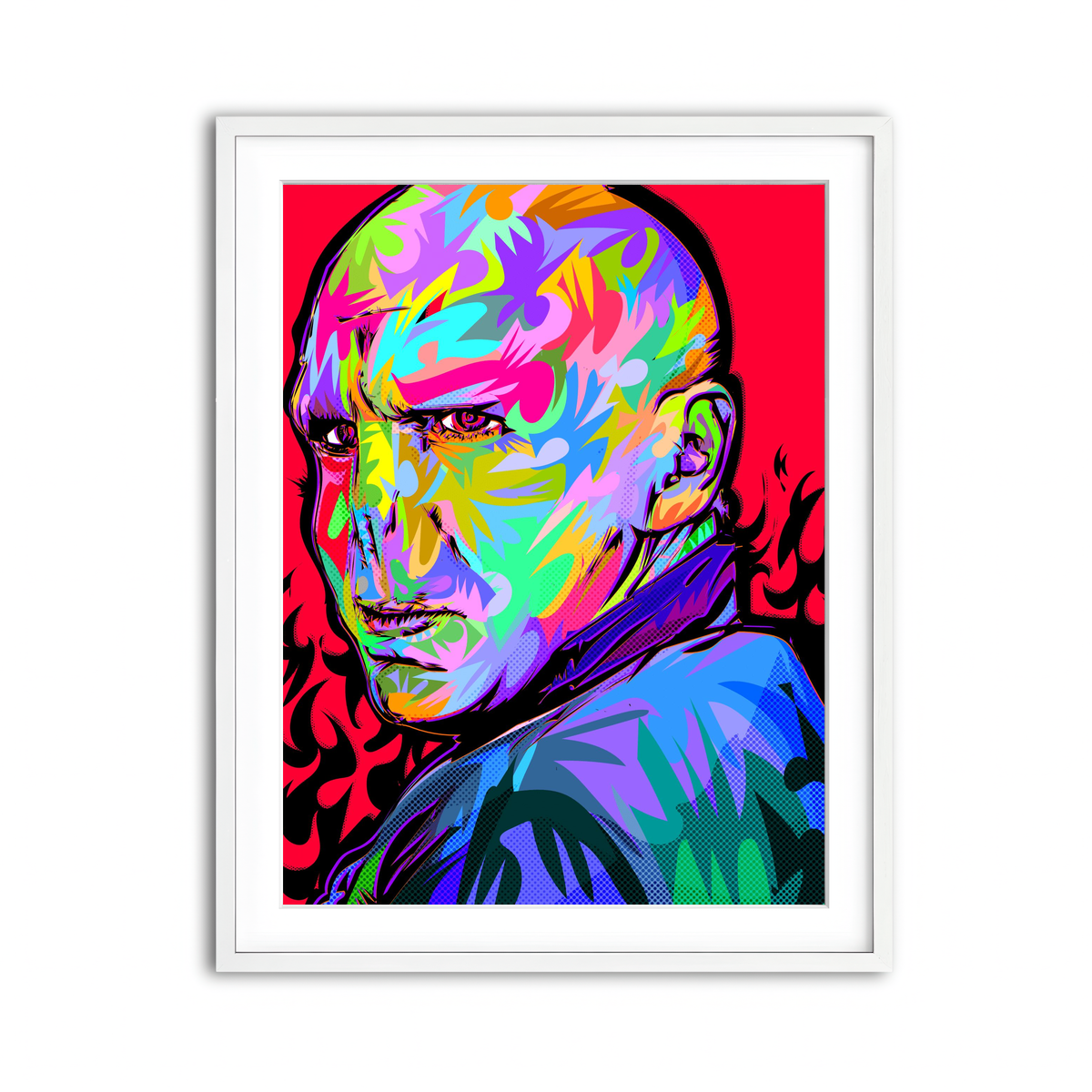 Framed Print 3x4 White