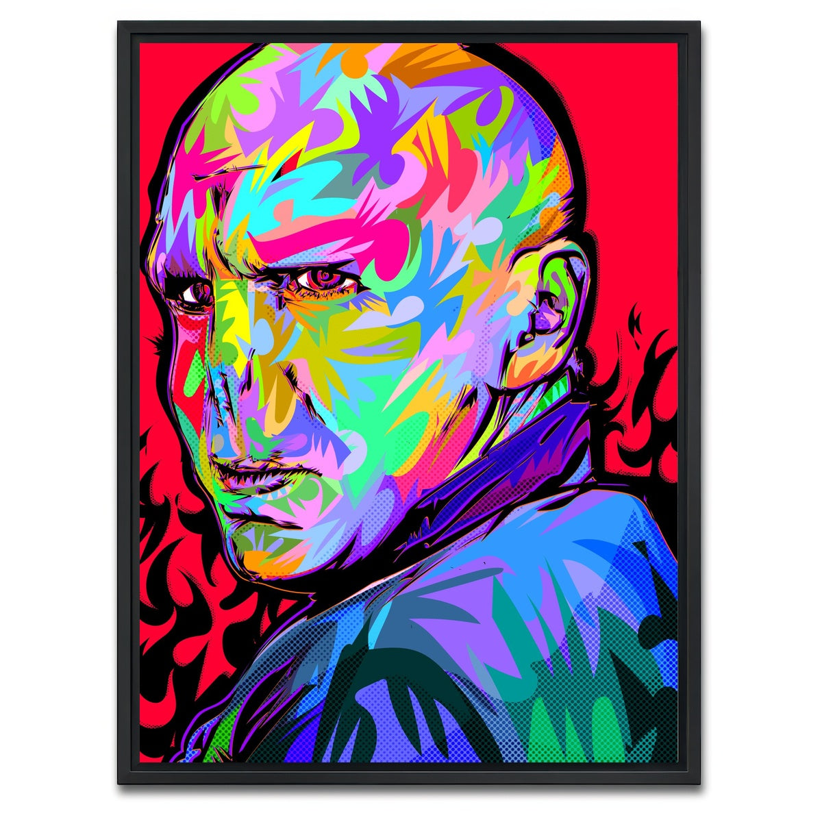 AUTO-MOCKUP WHITE | VOLDEMORT | 1 Piece | Black Framed Canvas | group=3x4