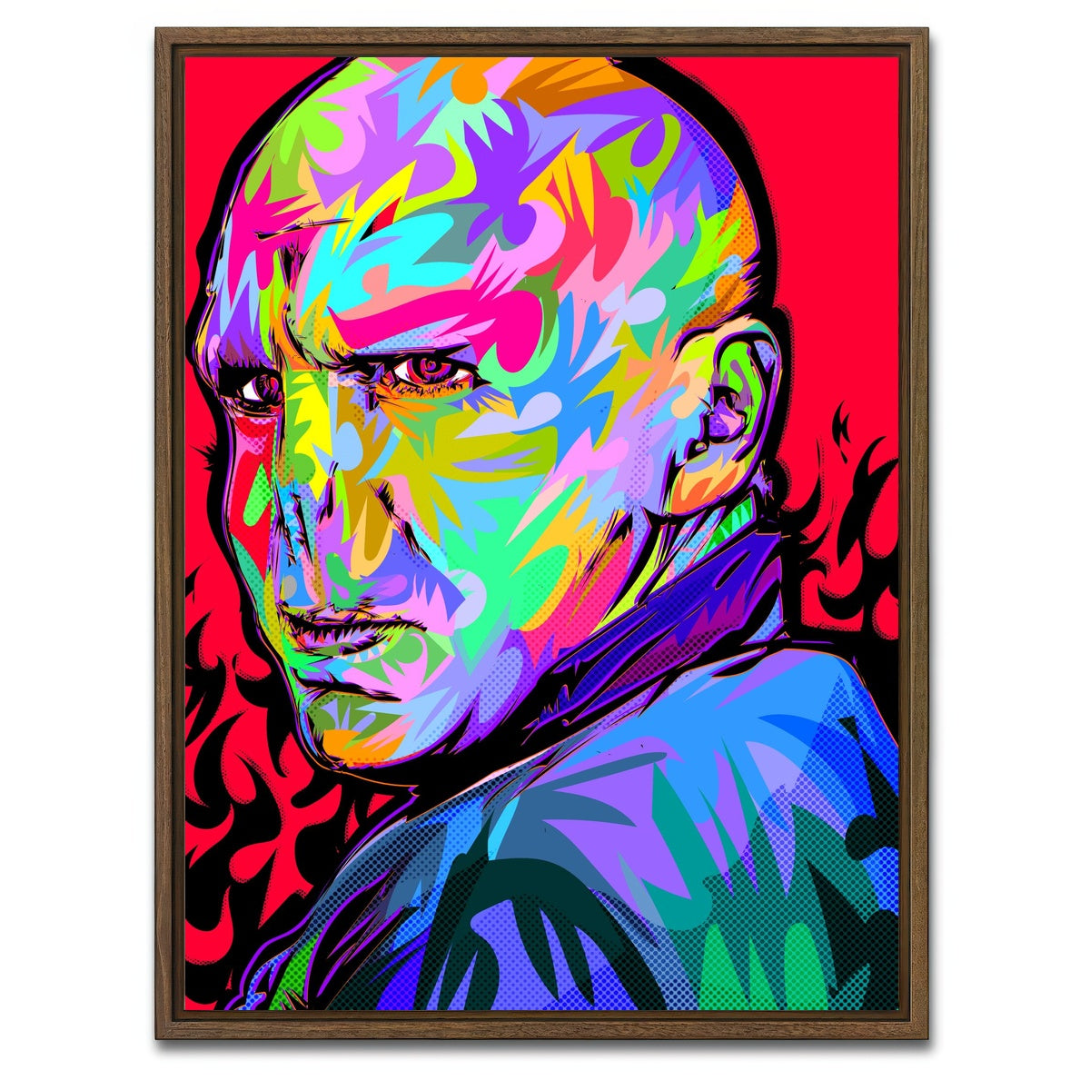 AUTO-MOCKUP WHITE | VOLDEMORT | 1 Piece | Walnut Framed Canvas | group=3x4