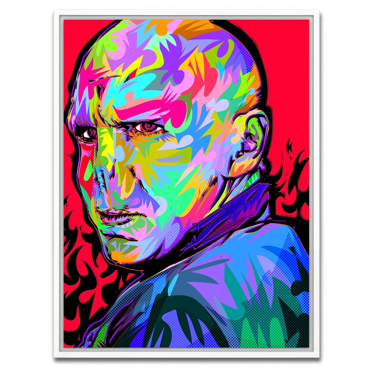 AUTO-MOCKUP WHITE | VOLDEMORT | 1 Piece | White Framed Canvas | group=3x4