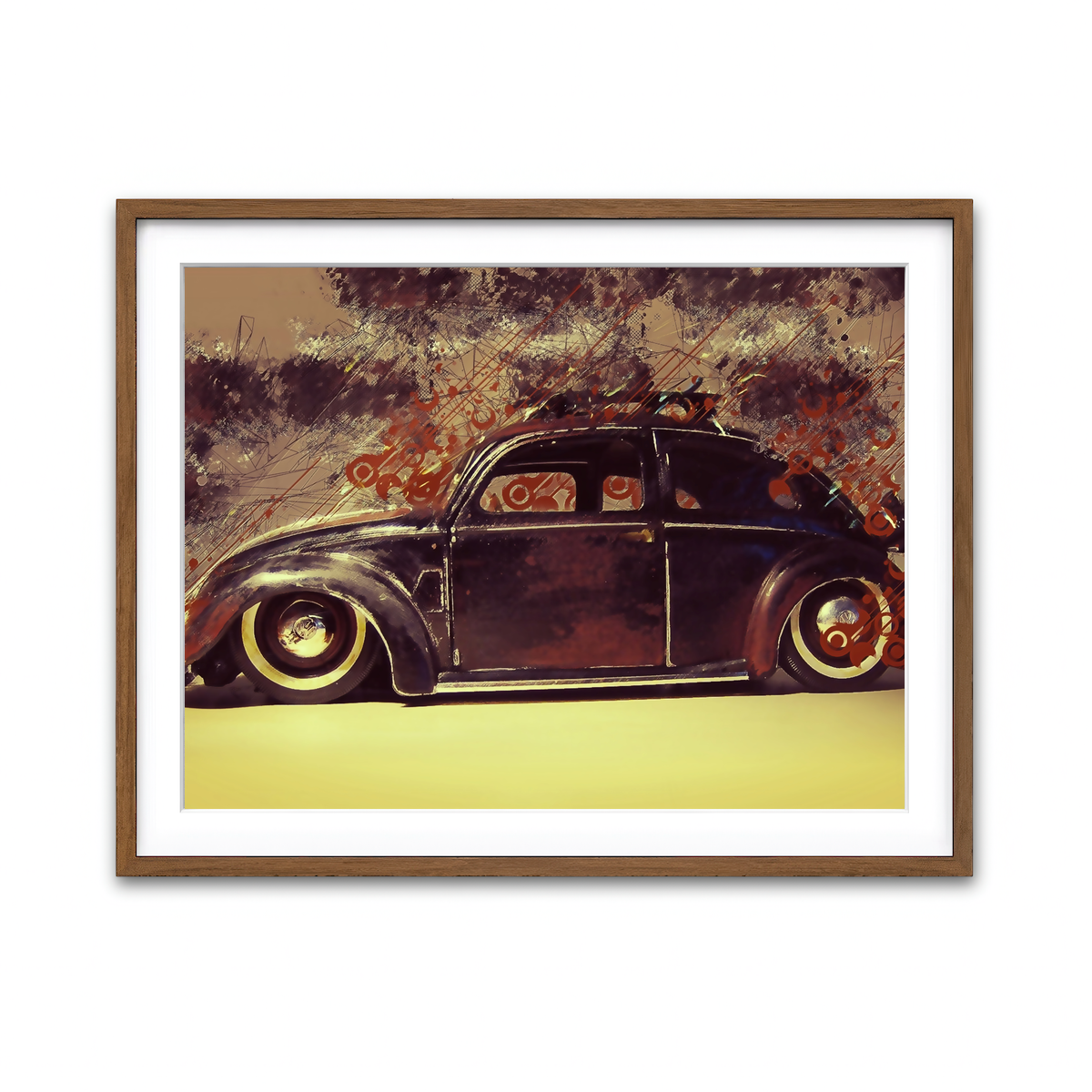 Framed Print 4x3 Walnut