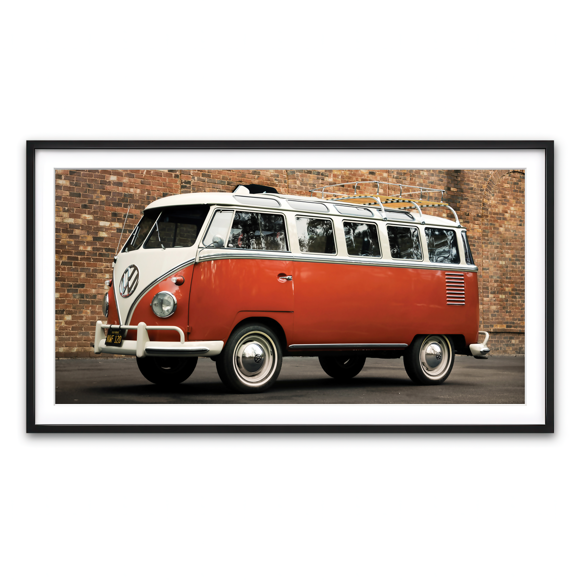 Framed Print 2x1 Black