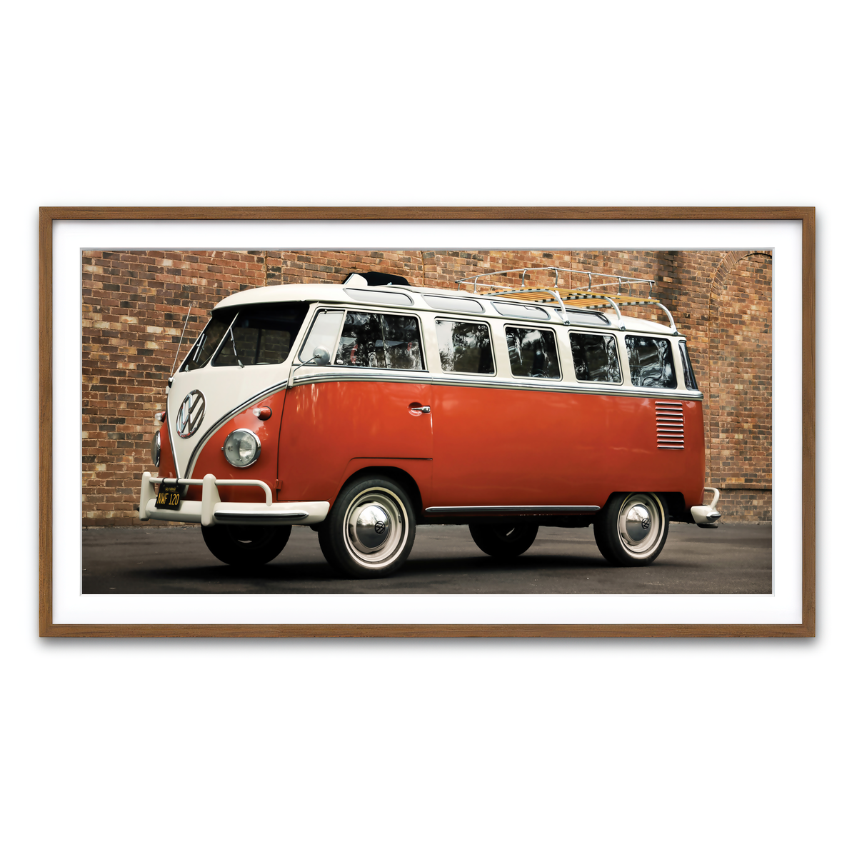 Framed Print 2x1 Walnut