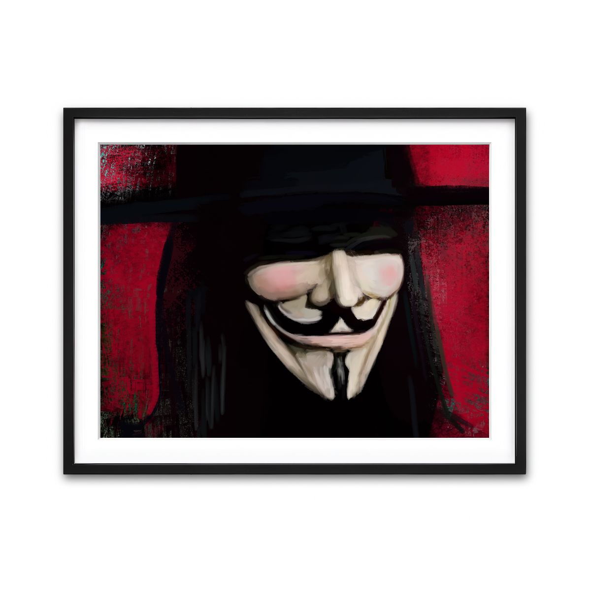 Framed Print 4x3 Black