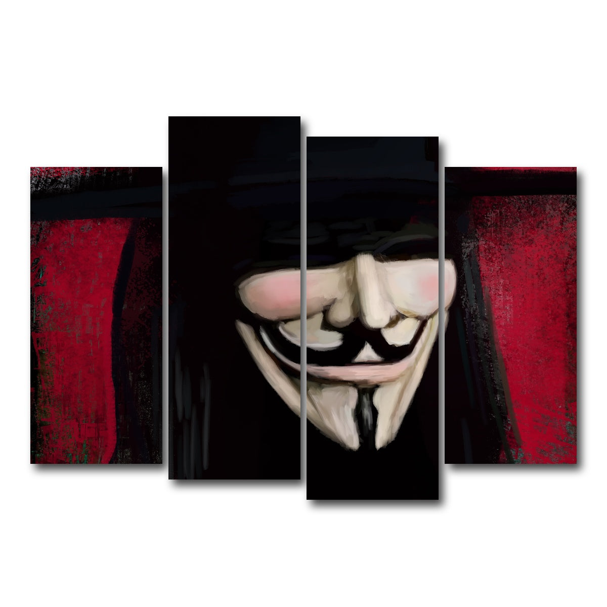 AUTO-MOCKUP WHITE | V Close Up | 4 Piece | Gallery Wrap Canvas | group=4_normal