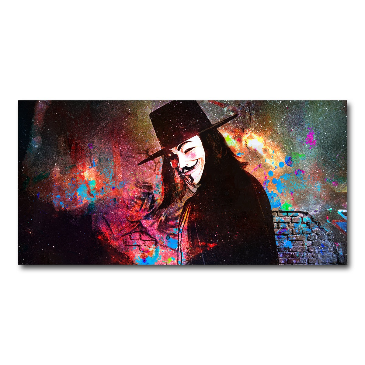 AUTO-MOCKUP WHITE | V For Vendetta | 1 Piece | Gallery Wrap Canvas | group=2x1
