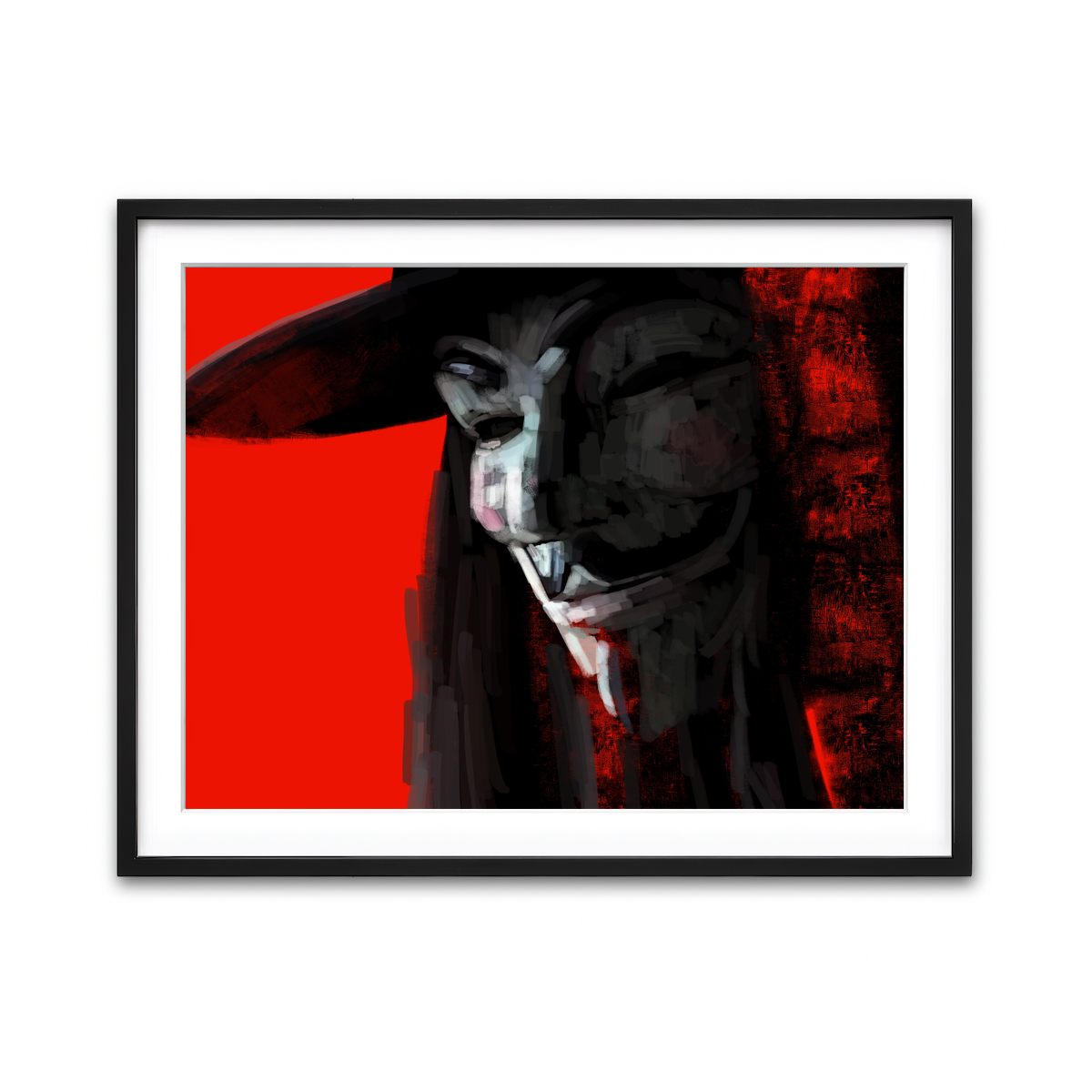 Framed Print 4x3 Black