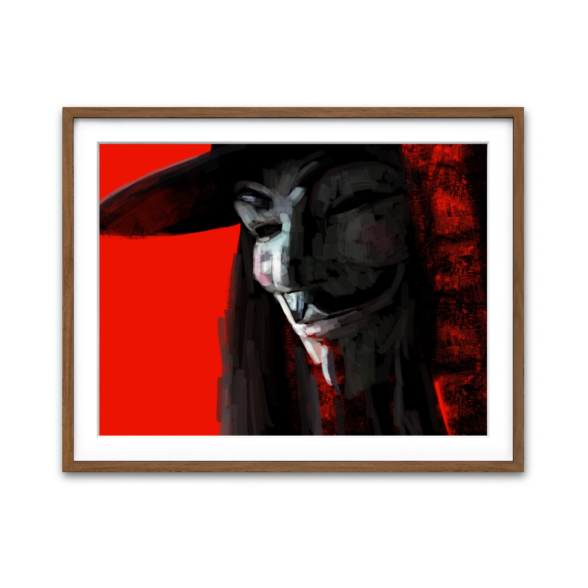 Framed Print 4x3 Walnut