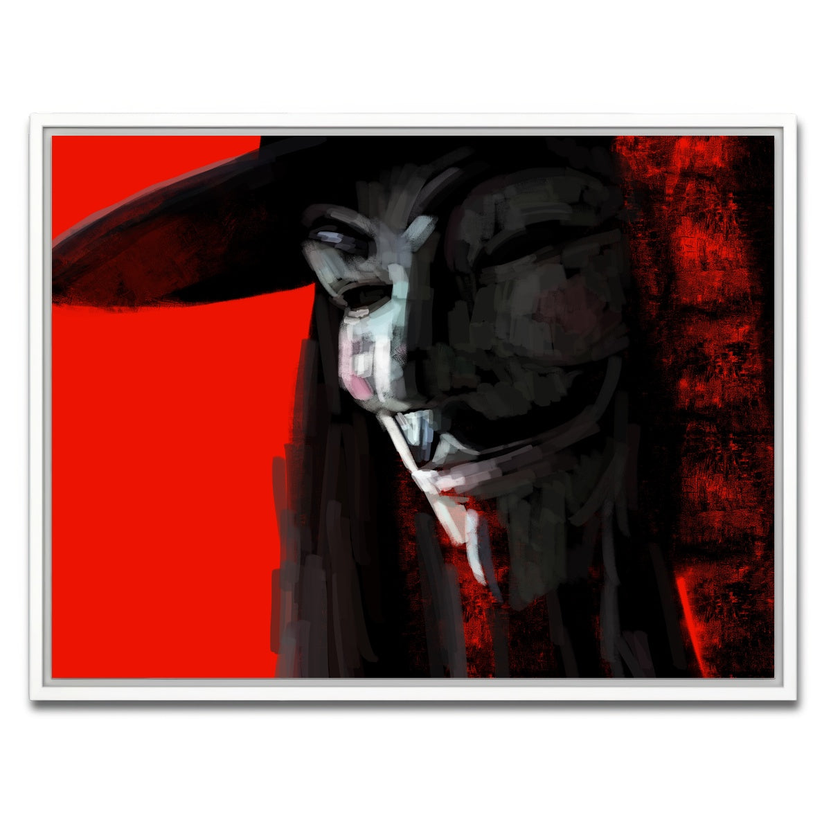 AUTO-MOCKUP WHITE | V In Abstract | 1 Piece | White Framed Canvas | group=4x3