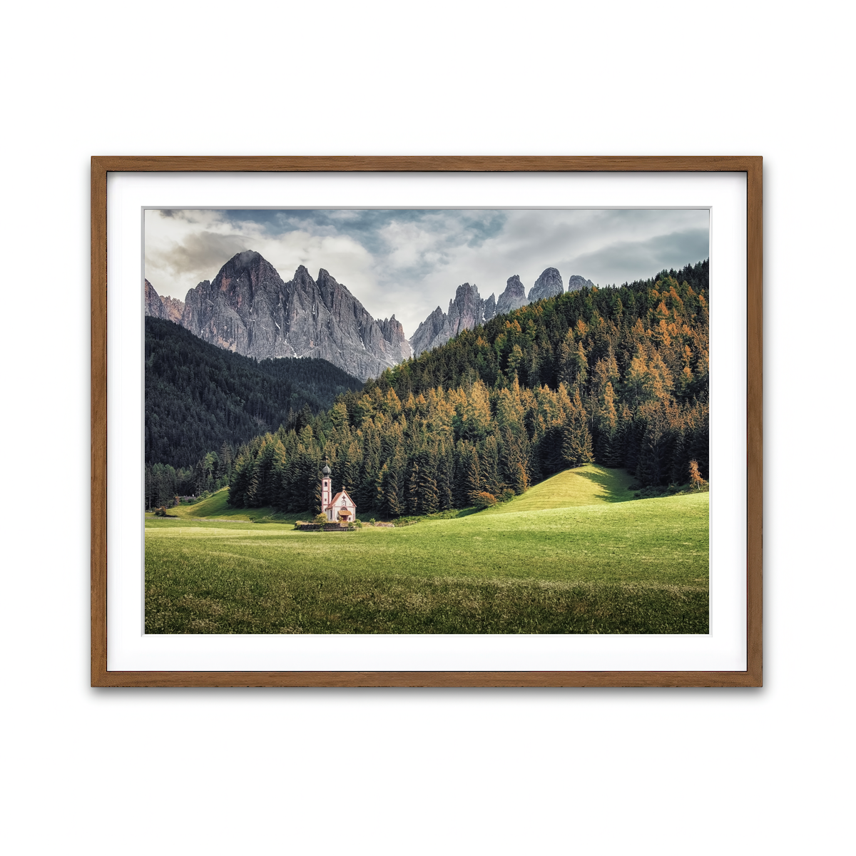 Framed Print 4x3 Walnut