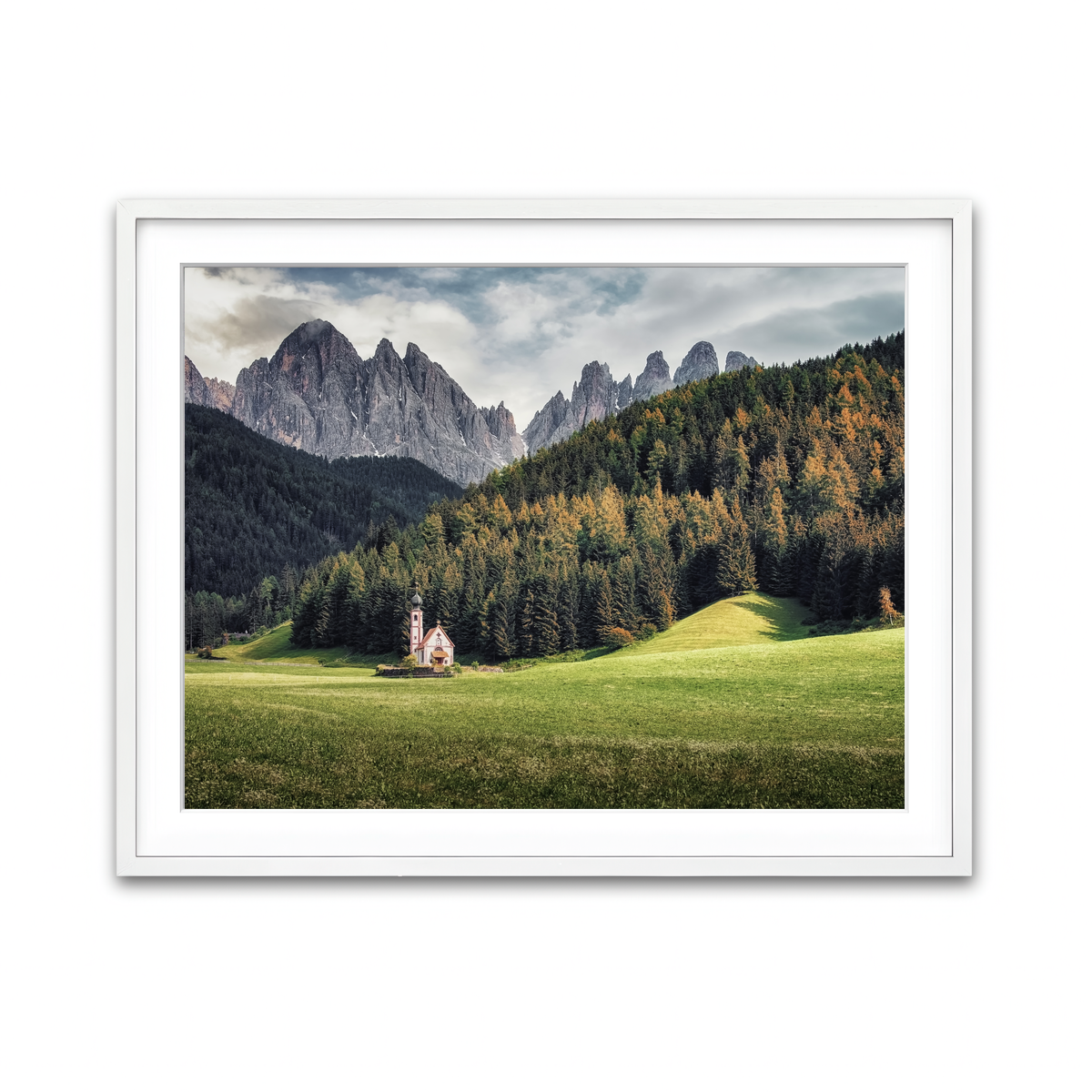 Framed Print 4x3 White