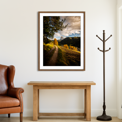 AUTO-MOCKUP ROOM | Val Gardena Wall Art