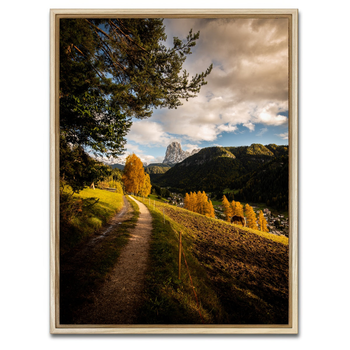 AUTO-MOCKUP WHITE | Val Gardena | 1 Piece | Natural Framed Canvas | group=3x4