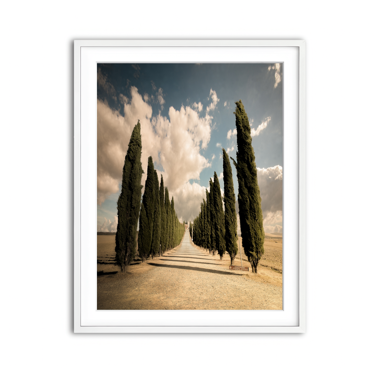Framed Print 3x4 White