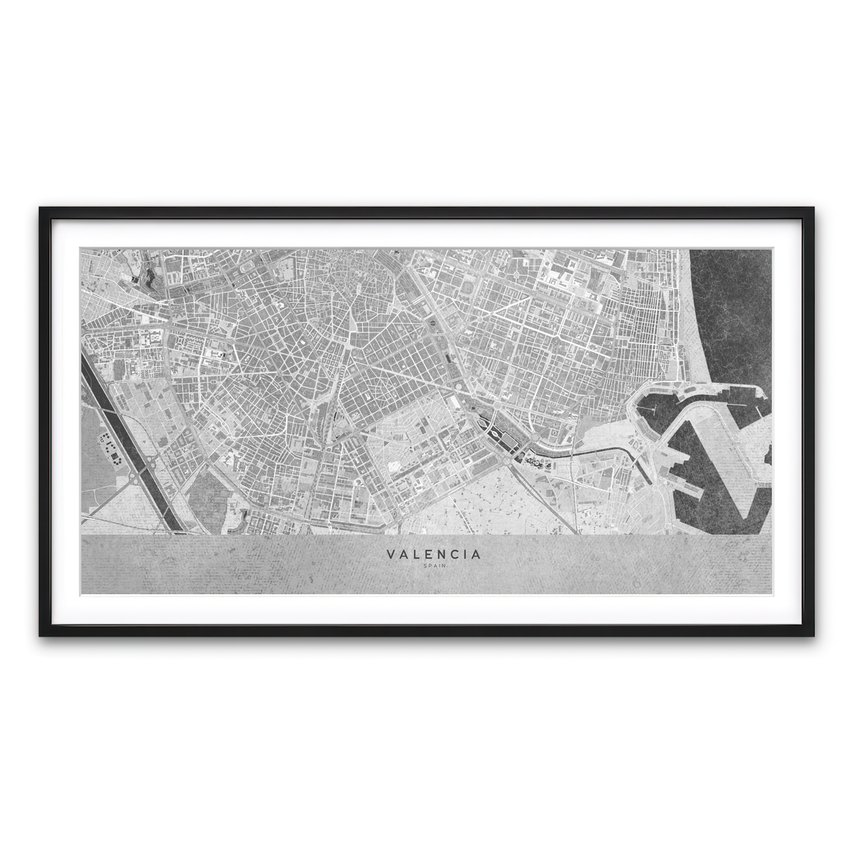 Framed Print 2x1 Black