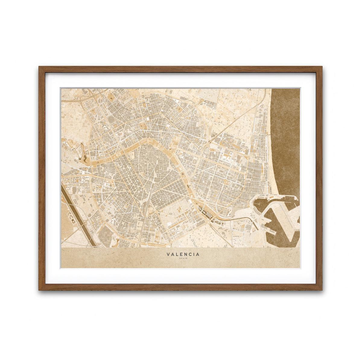 Framed Print 4x3 Walnut