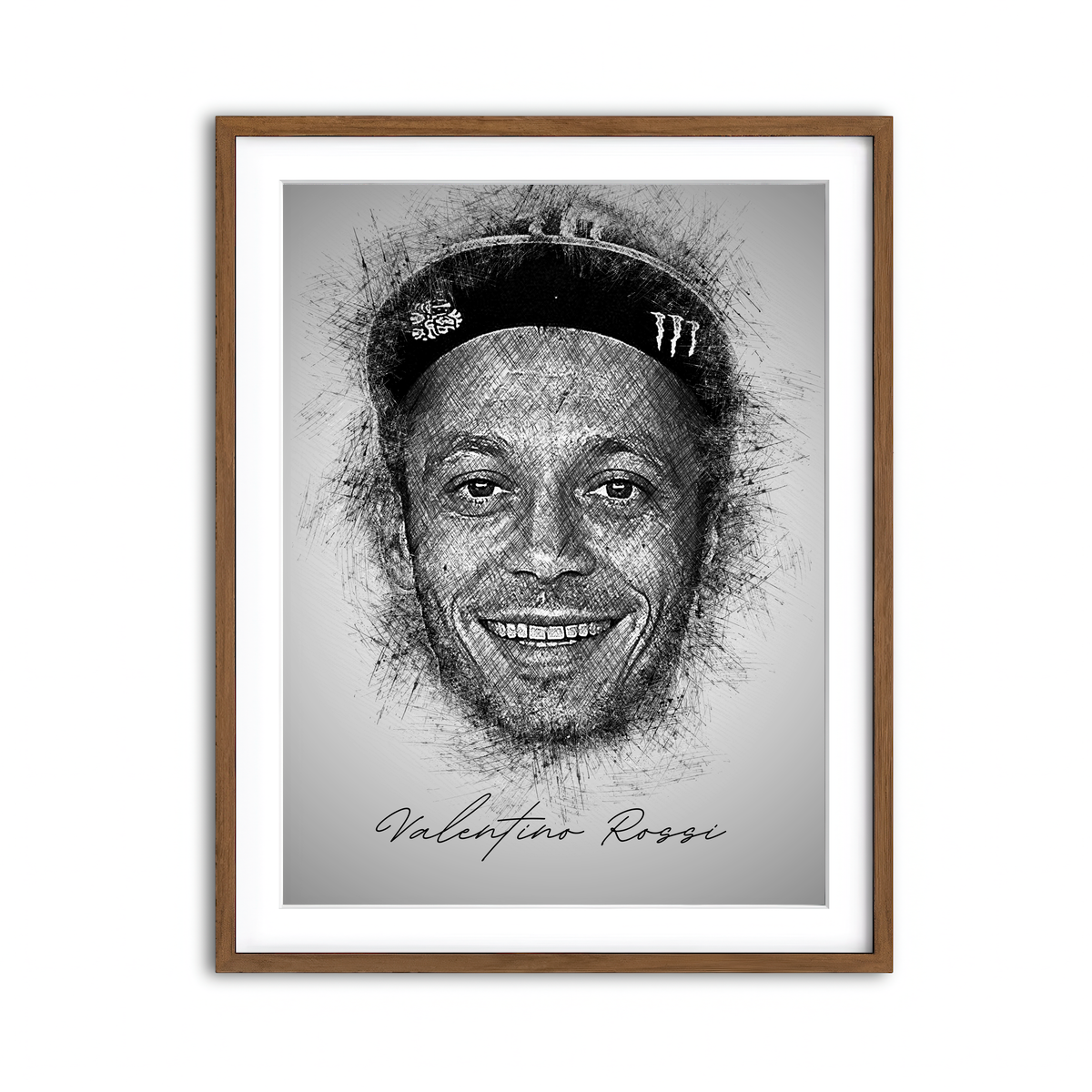 Framed Print 3x4 Walnut