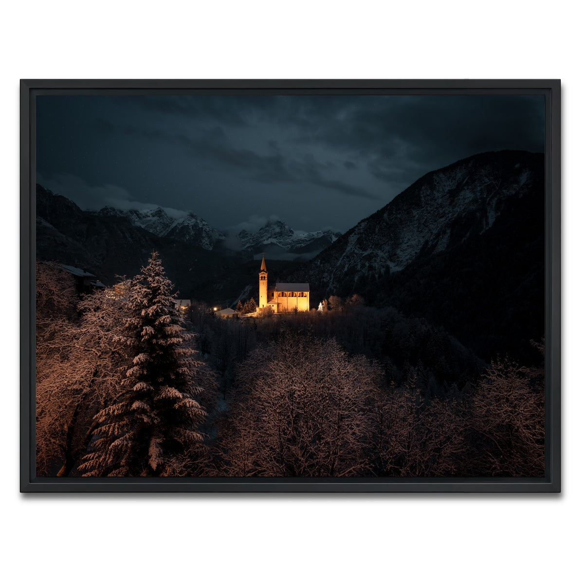 AUTO-MOCKUP WHITE | Valle di Cadore | 1 Piece | Black Framed Canvas | group=4x3