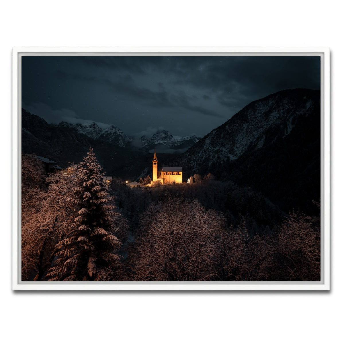 AUTO-MOCKUP WHITE | Valle di Cadore | 1 Piece | White Framed Canvas | group=4x3