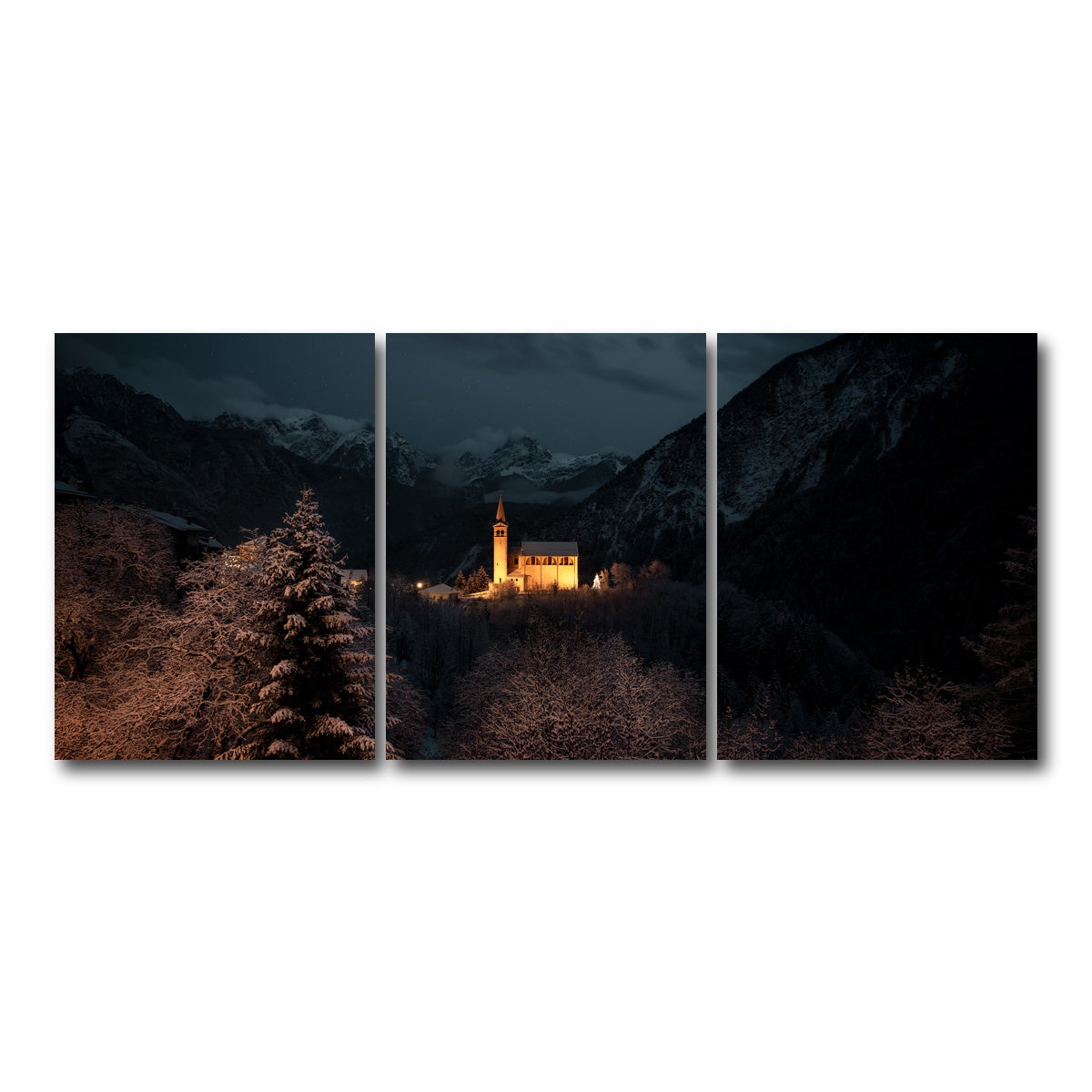 AUTO-MOCKUP WHITE | Valle di Cadore | 3 Piece | Gallery Wrap Canvas | group=18x24