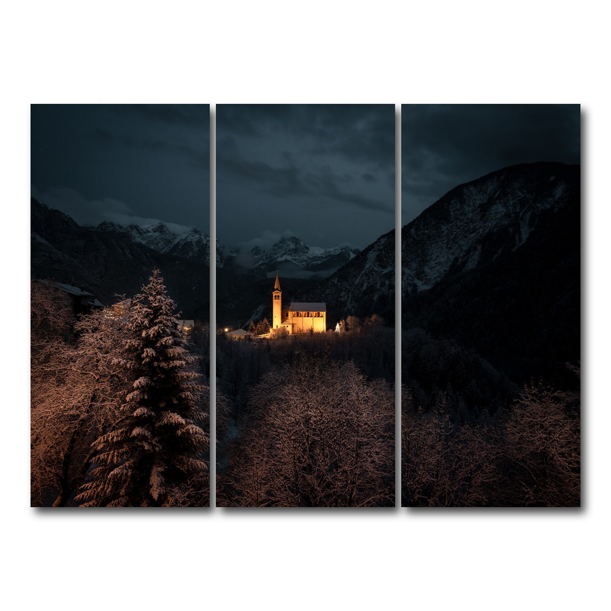 AUTO-MOCKUP WHITE | Valle di Cadore | 3 Piece | Gallery Wrap Canvas | group=8x18