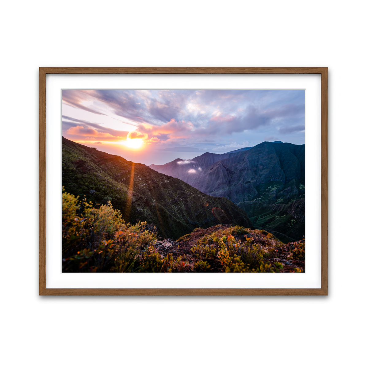 Framed Print 4x3 Walnut