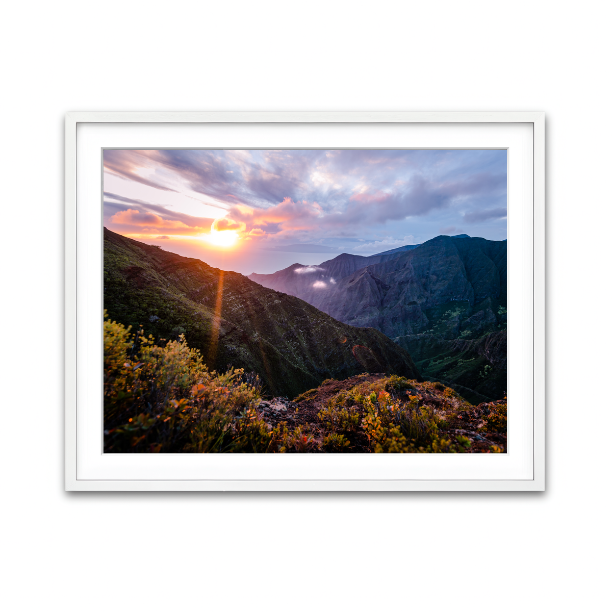 Framed Print 4x3 White