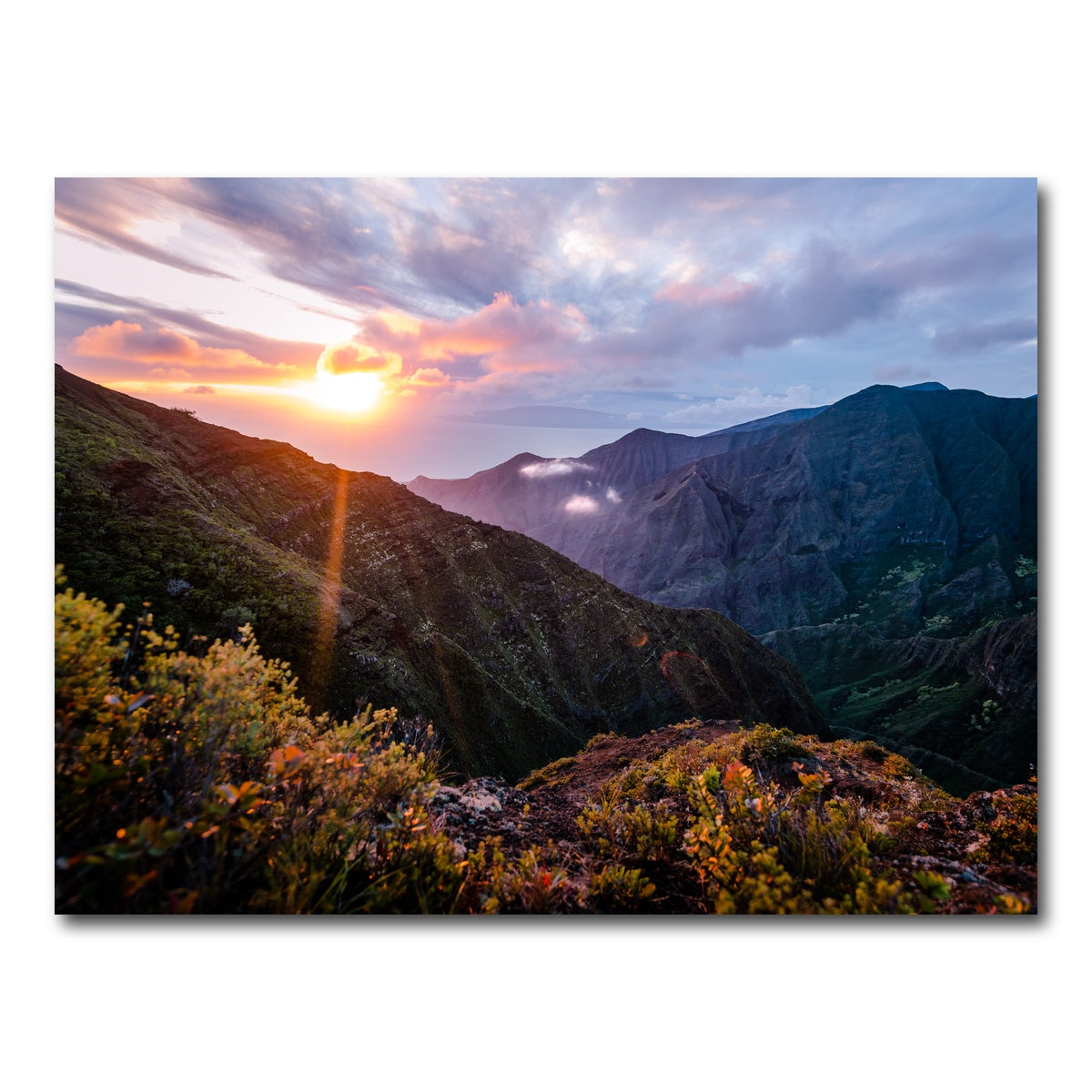 AUTO-MOCKUP WHITE | Valley Sunset | 1 Piece | Gallery Wrap Canvas | group=4x3