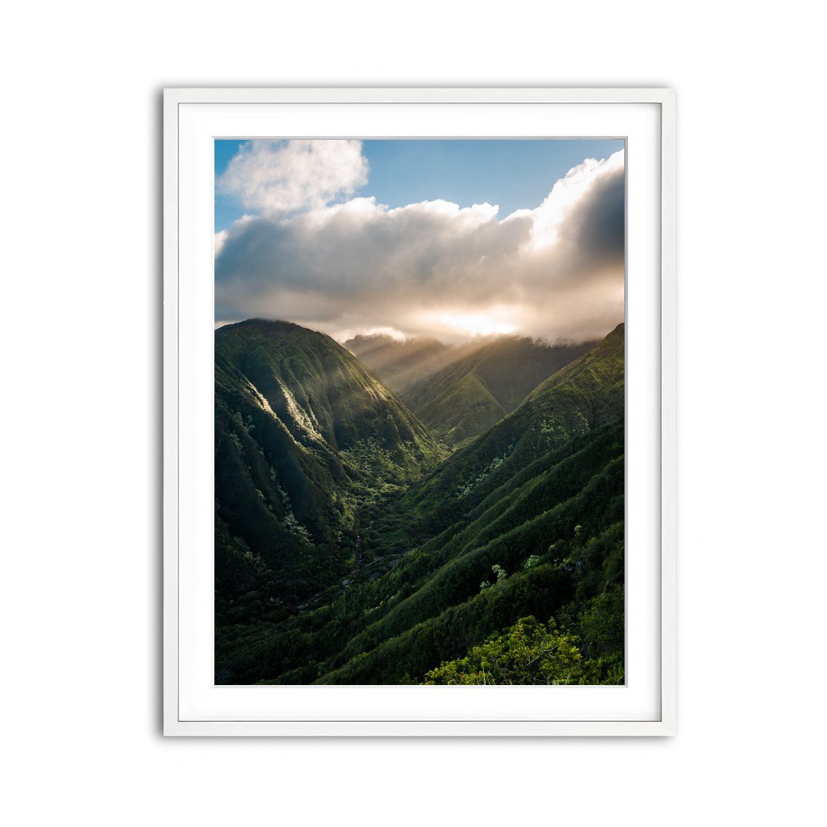 Framed Print 3x4 White